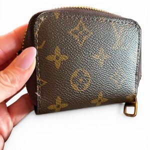 Monogram Mini Zip Coin Purse